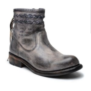 Bed Stu Craven Black Driftwood Ankle boots sz. 7